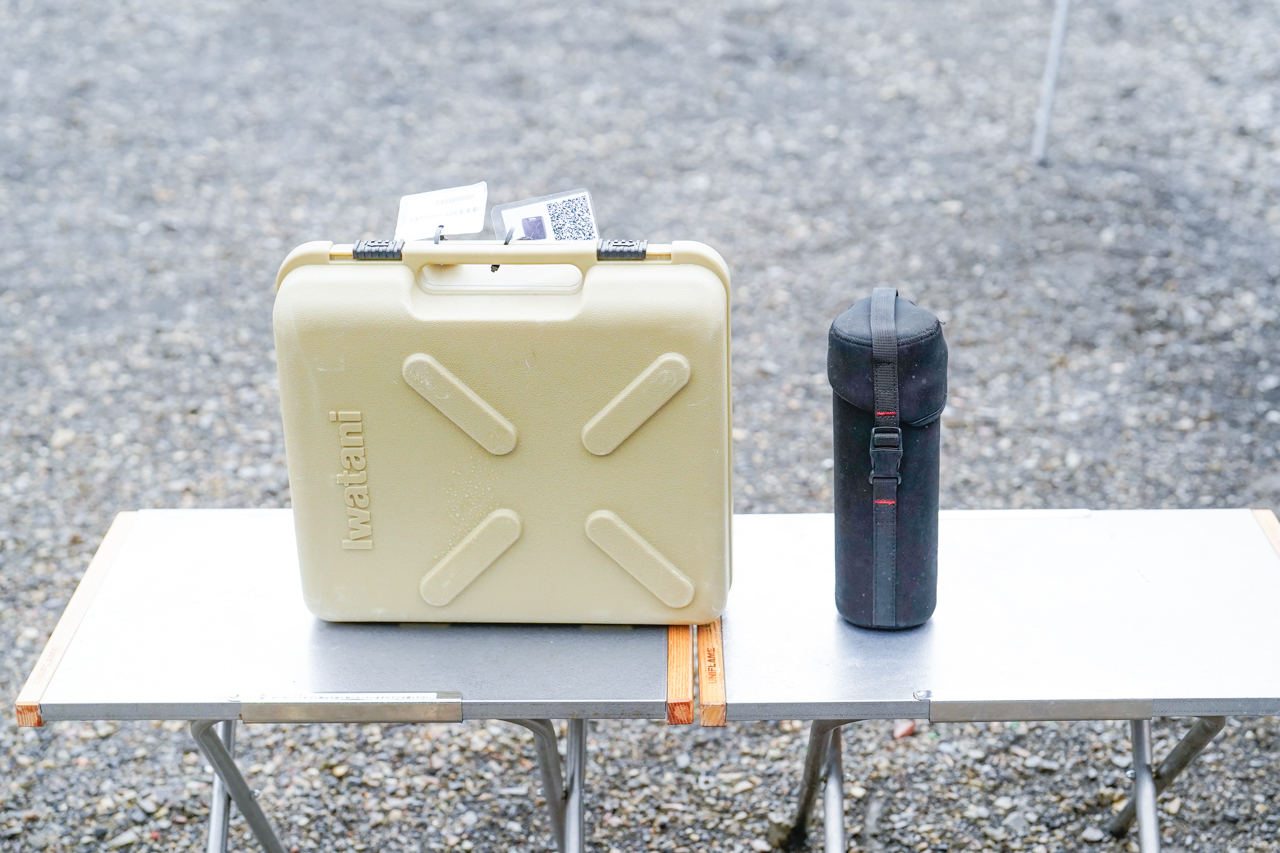 2種のカセットコンロの収納状況