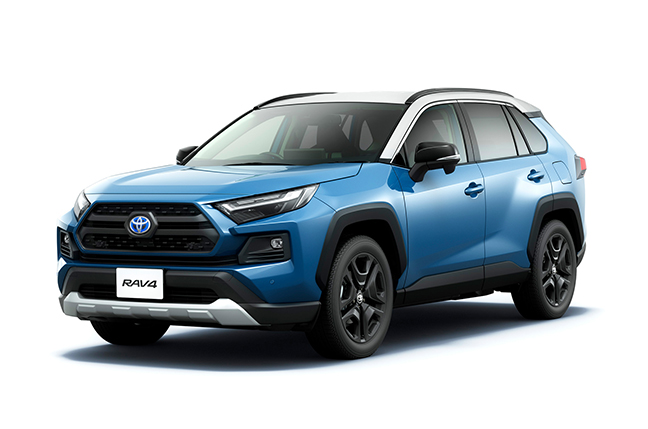 RAV4 Adventure（ハイブリッド車 アッシュグレーメタリック×グレイッシュブルー）